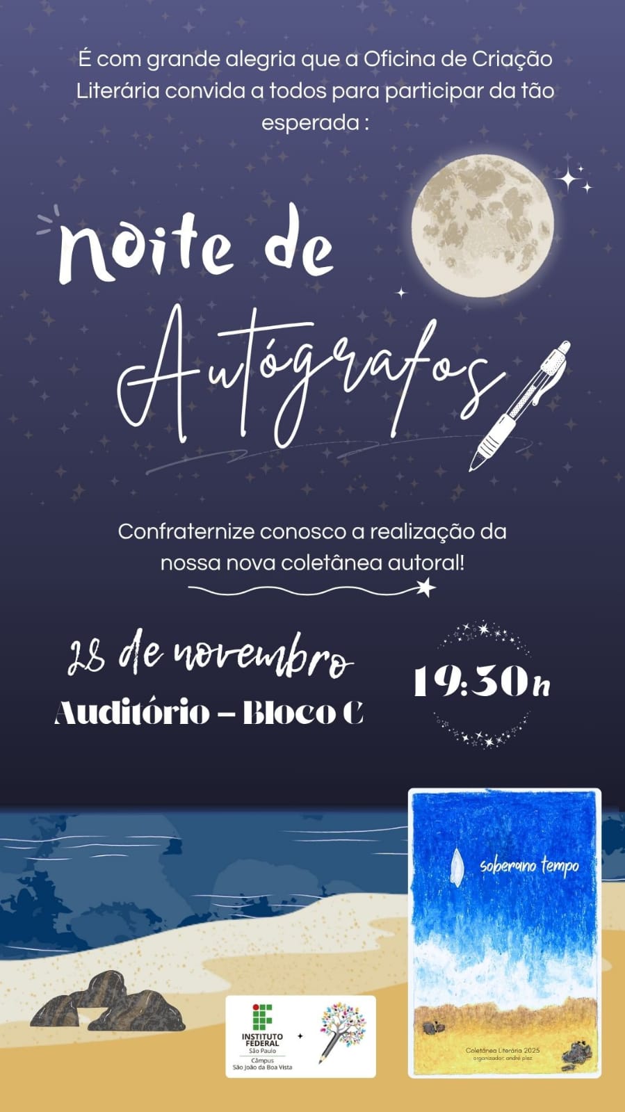 Noite autografos cartaz