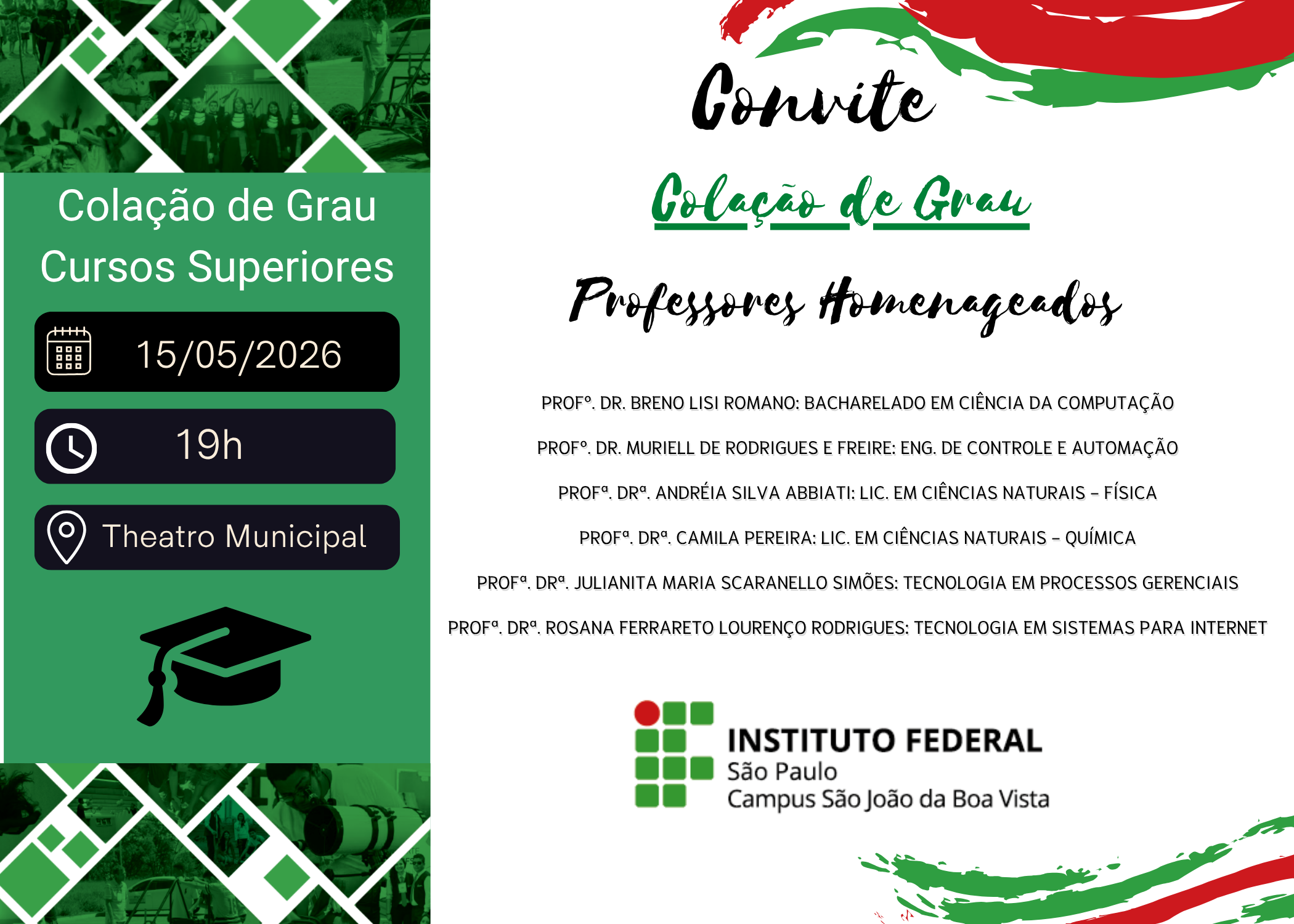 Convite Paraninfos