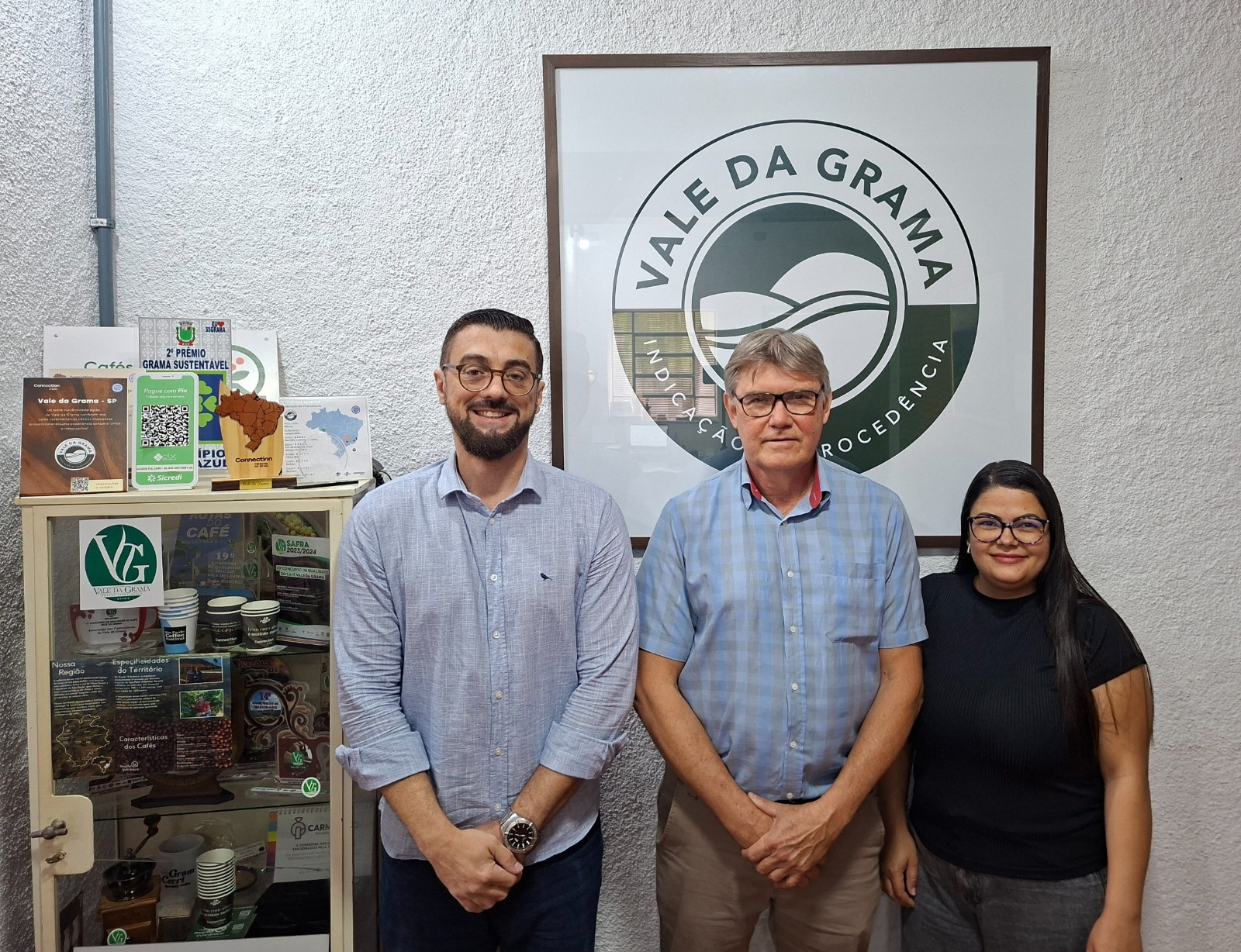 Foto com o Valdir