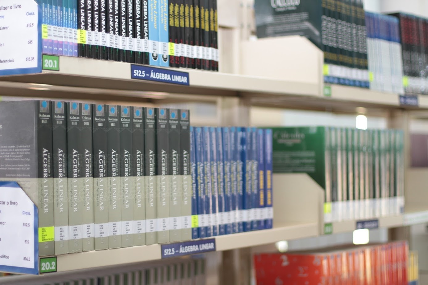 Foto de livros de matemática